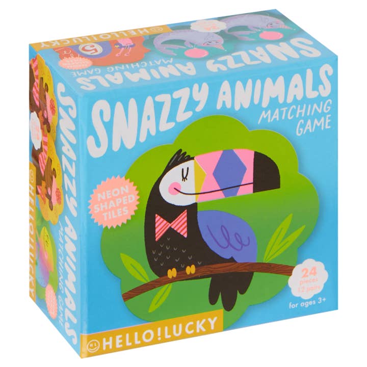 Snazzy Animals Matching Game
