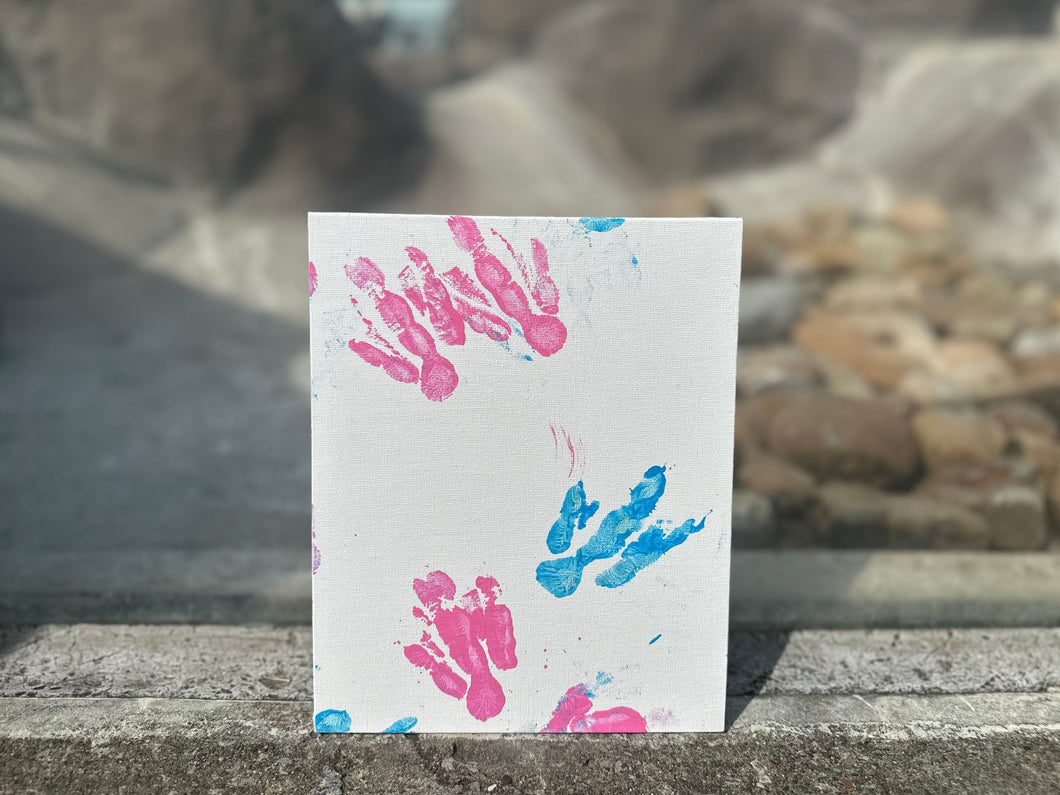 Penguin Chick Gender Reveal Limited Edition Painting