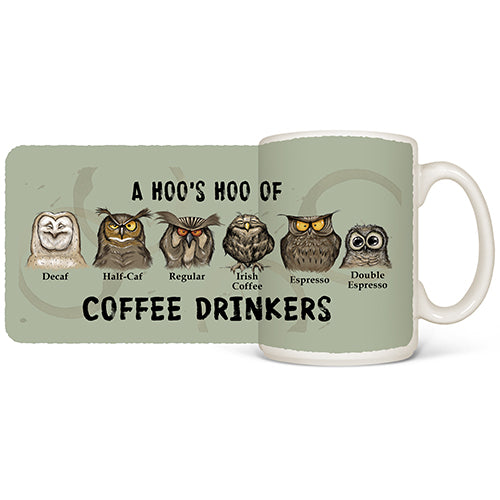 A Hoo's Hoo of Coffee Drinkers Mug