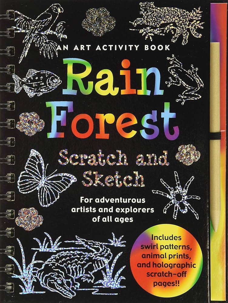 Rain Forest Scratch and Sketch