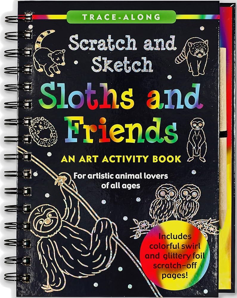 Sloth and Friends Scratch and Sketch
