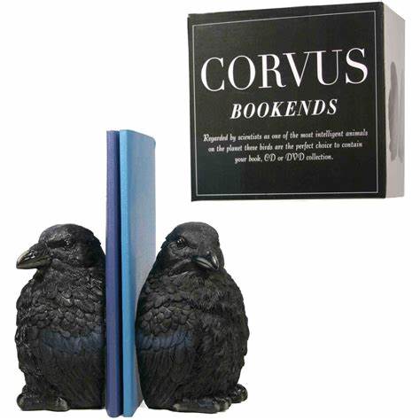 Corvus Bookends