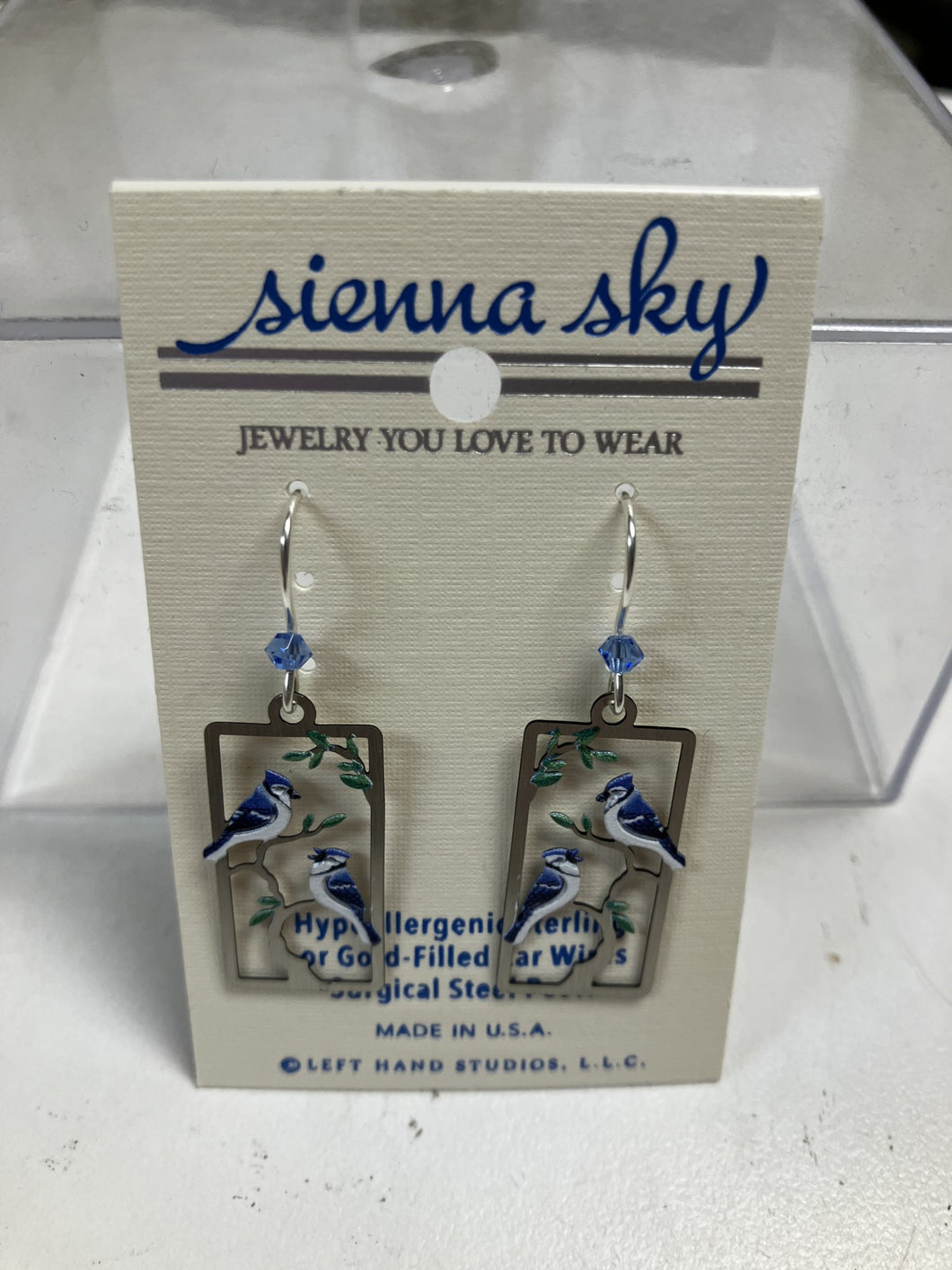 Blue Jay Earrings by Sienna Sky